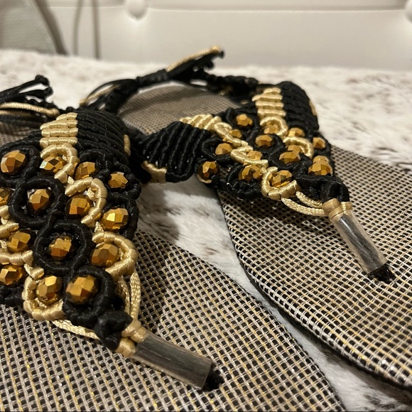 Huaraches Macrame Sandals Shoes Size 7.5 - Picture 3 of 4